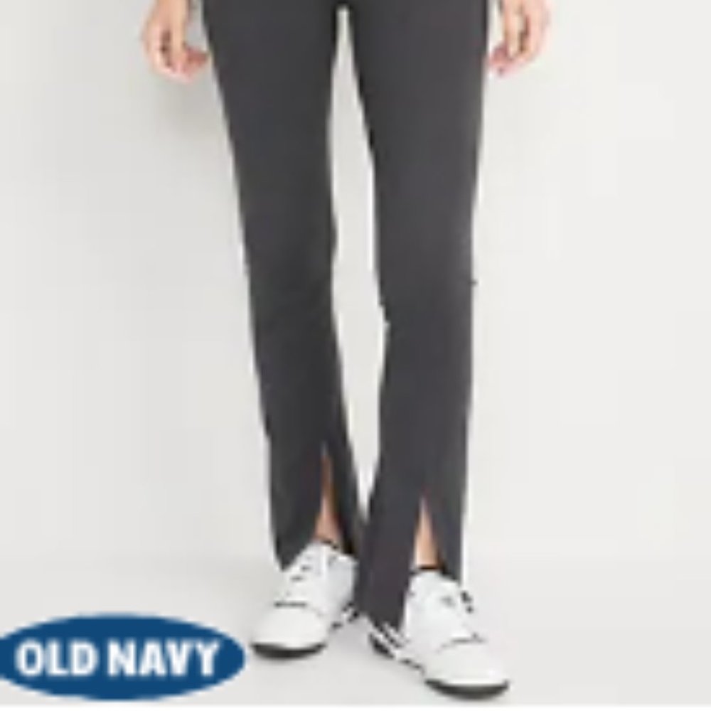 NWT High-Waisted Split-Hem Flare Leggings for Women - size XXL
